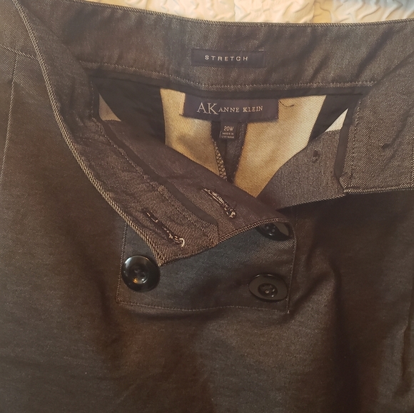 Anne Klein sailor style stretch jean/denim skirt - Picture 4 of 4